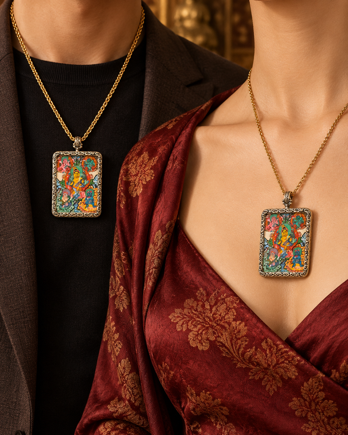 Locket Jambhala Thangka