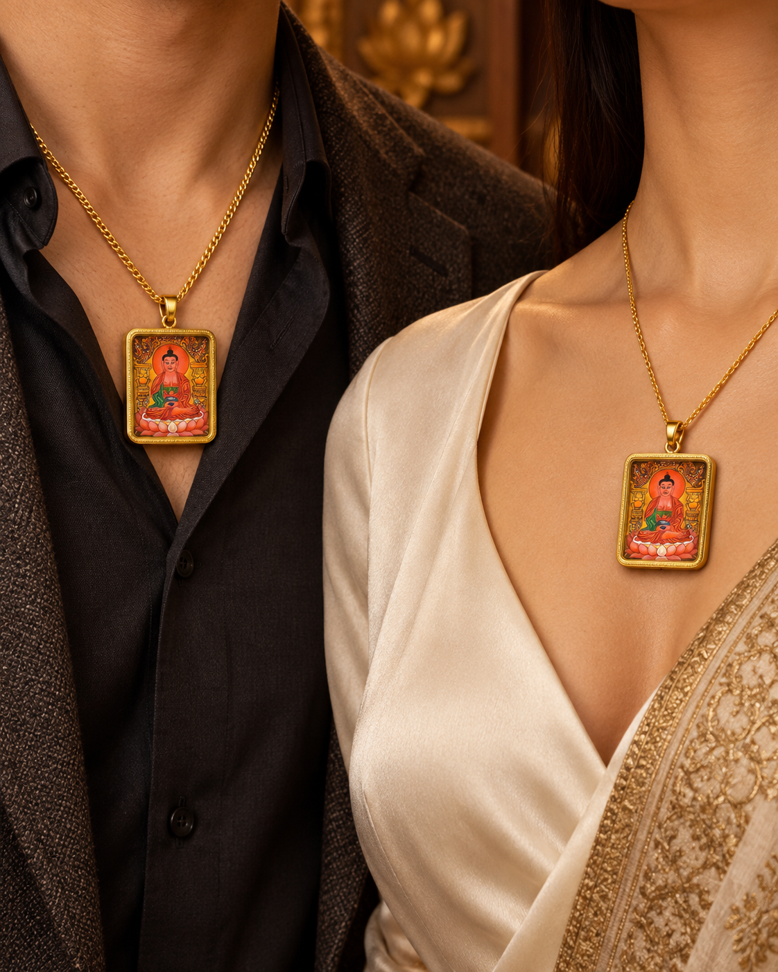 Locket Amitabha Buddha Thangka