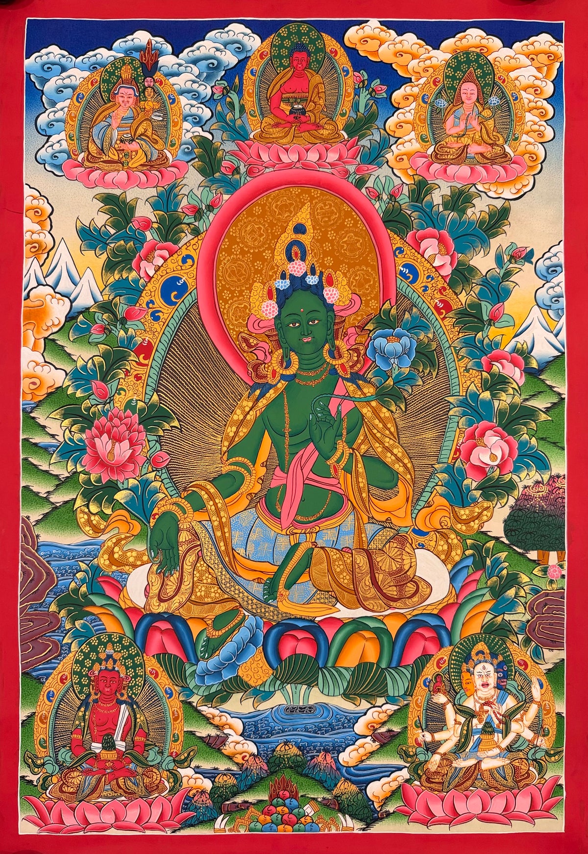 Green Tara Thangka
