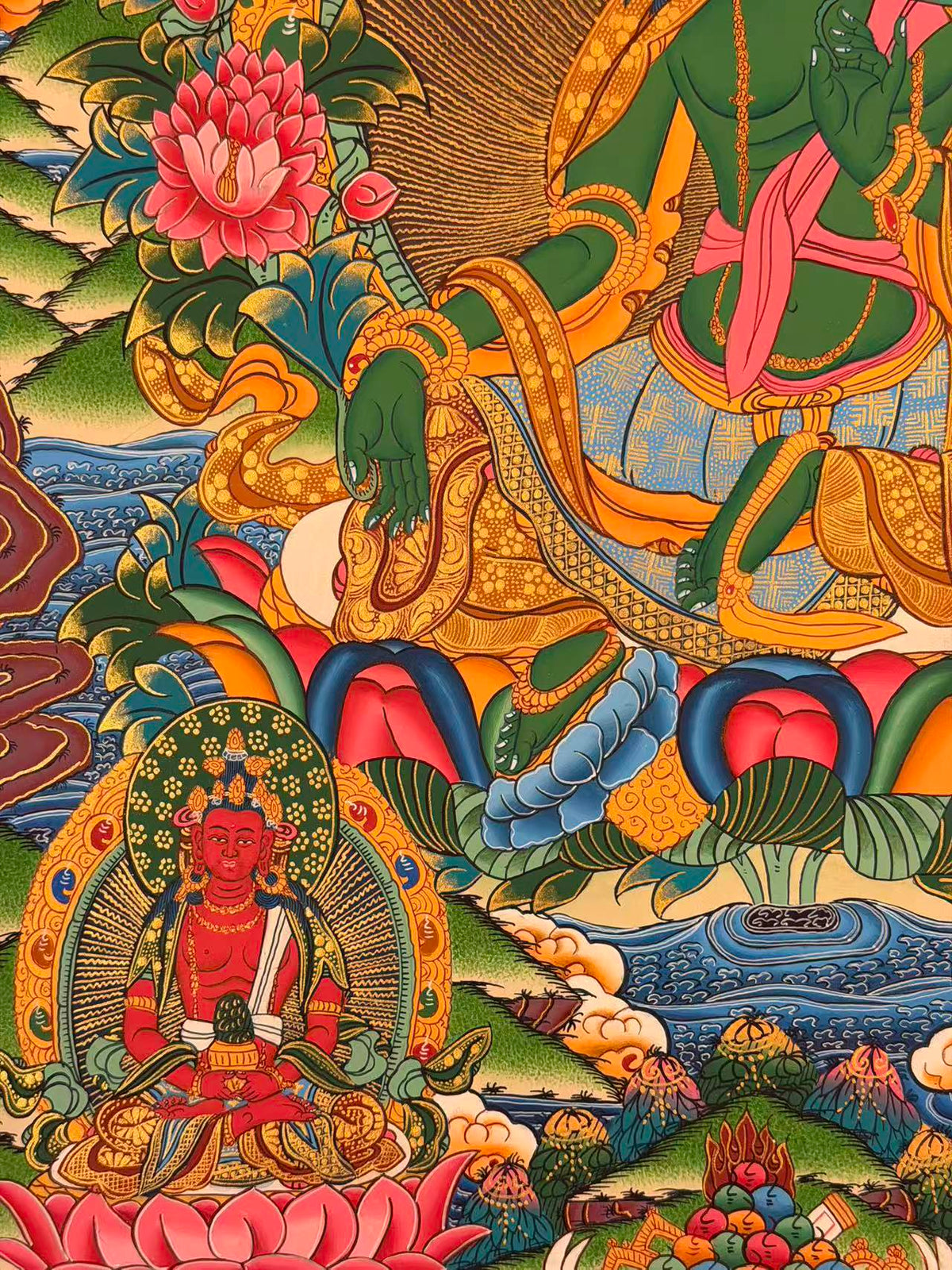 Green Tara Thangka