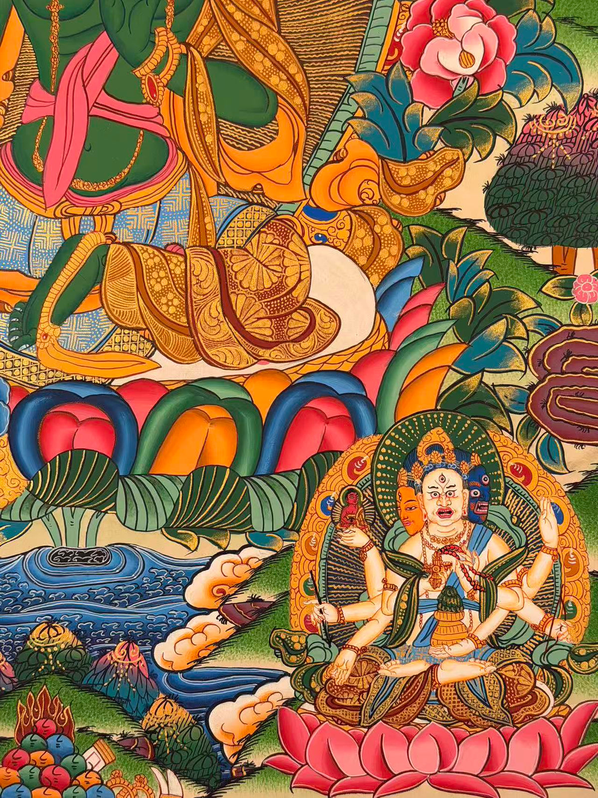 Green Tara Thangka