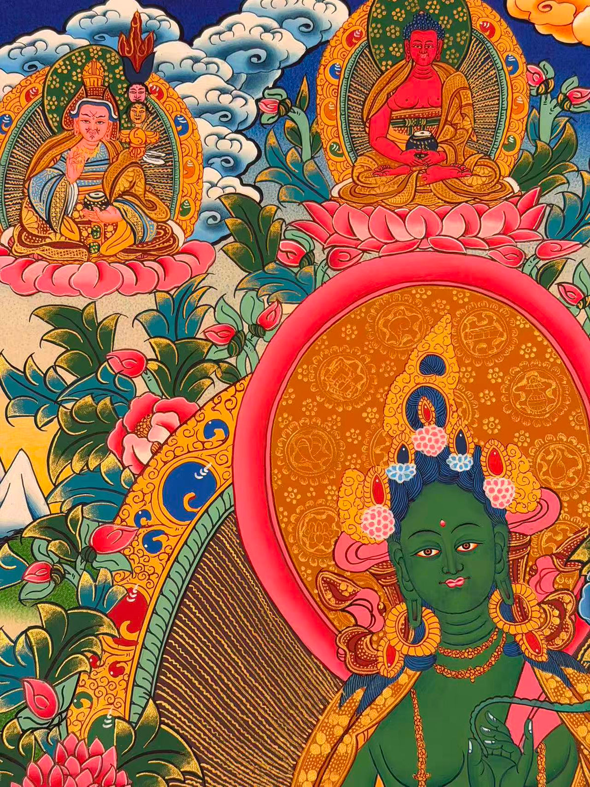 Green Tara Thangka