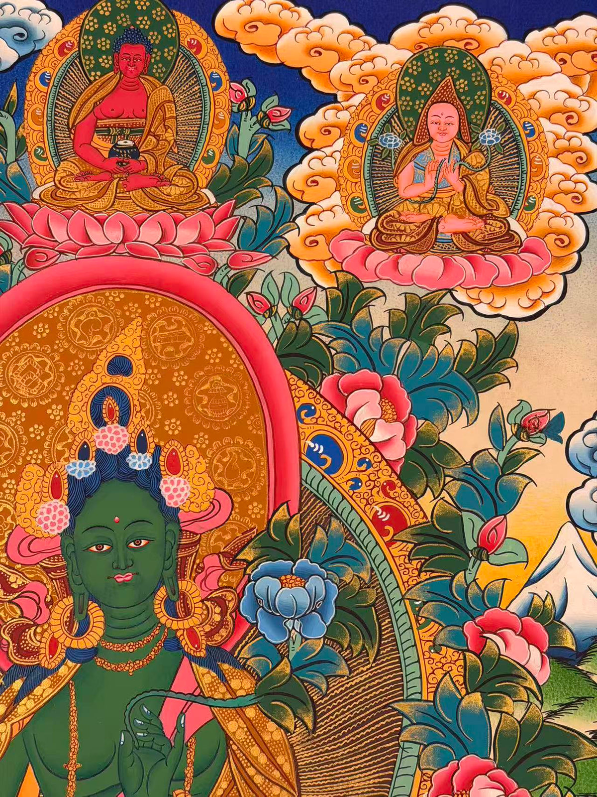 Green Tara Thangka