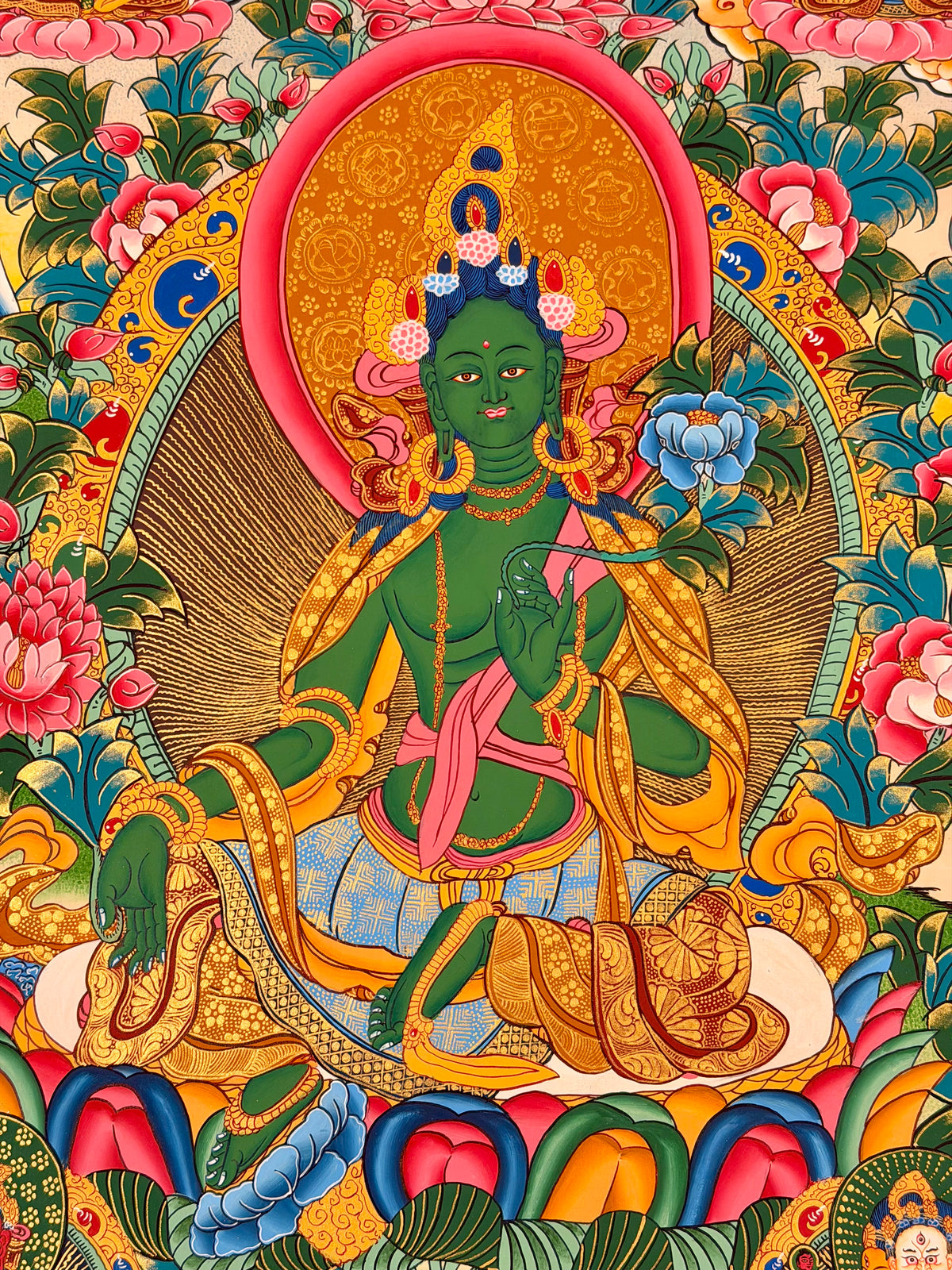 Green Tara Thangka