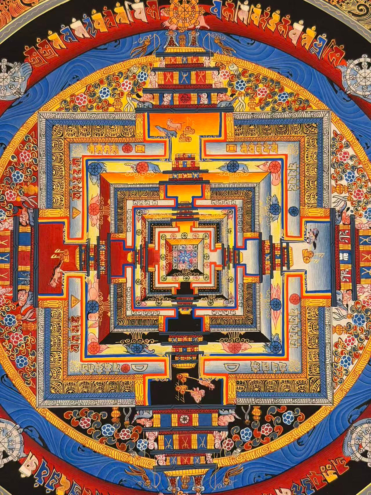 Kalachakra Mandala Thangka