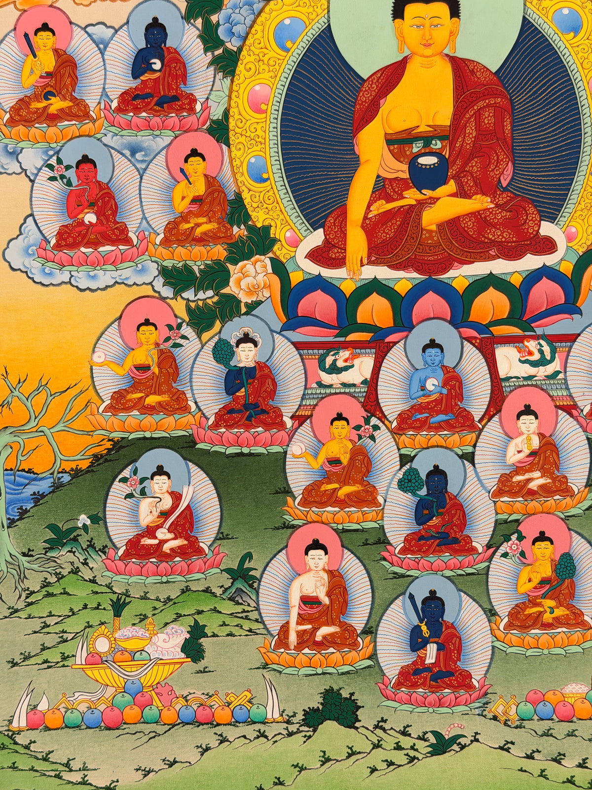 35 Buddhas Thangka