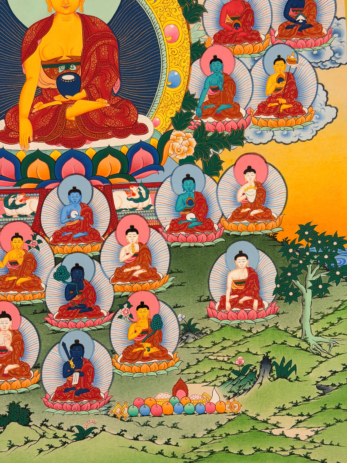 35 Buddhas Thangka