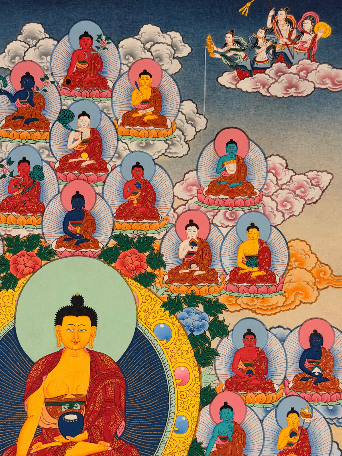 35 Buddhas Thangka