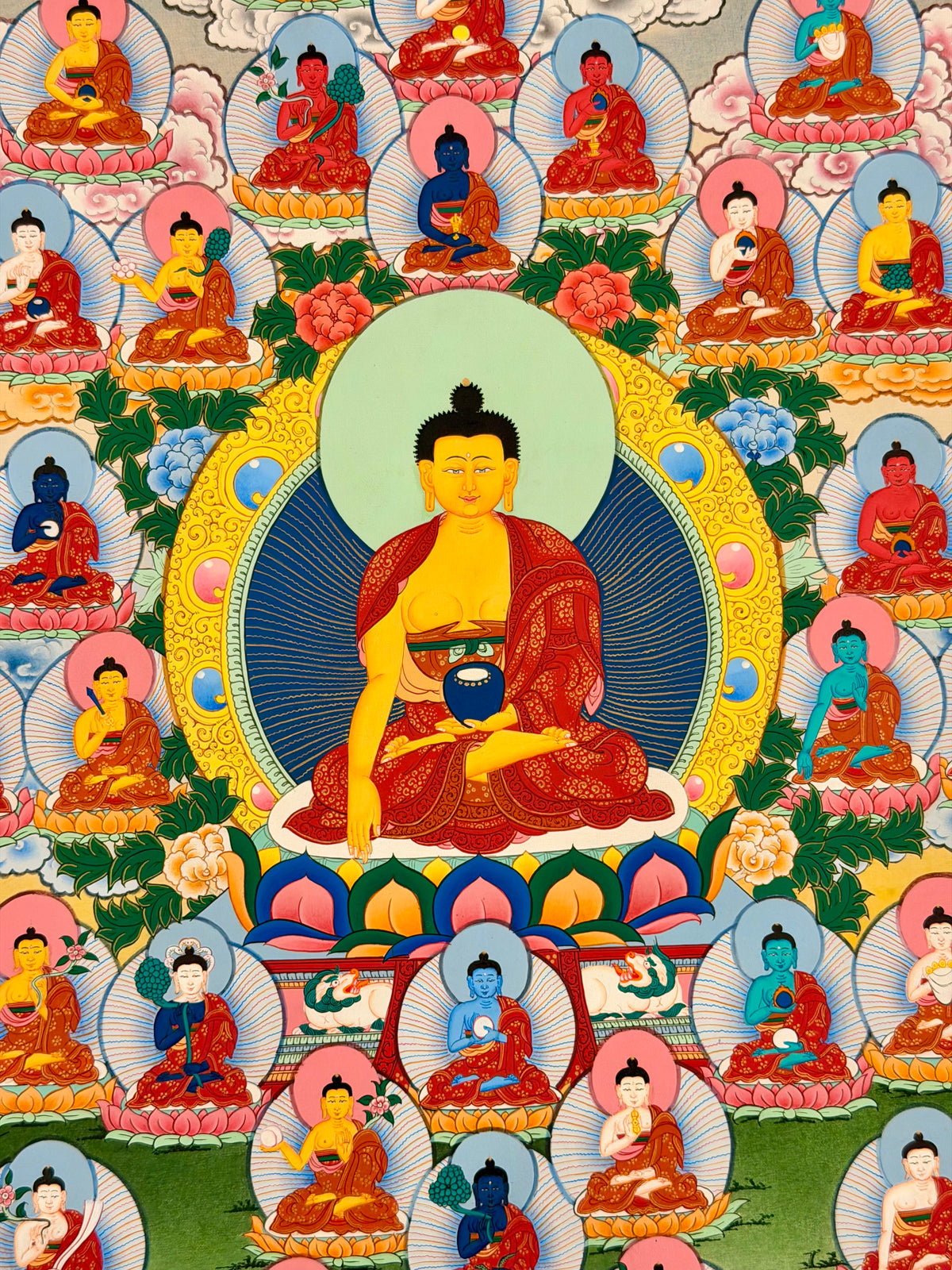 35 Buddhas Thangka