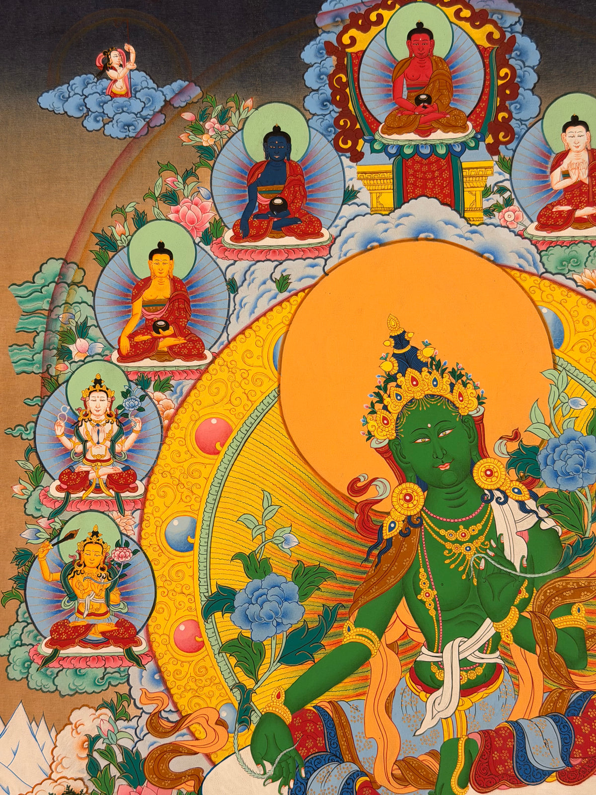 Green Tara Thangka
