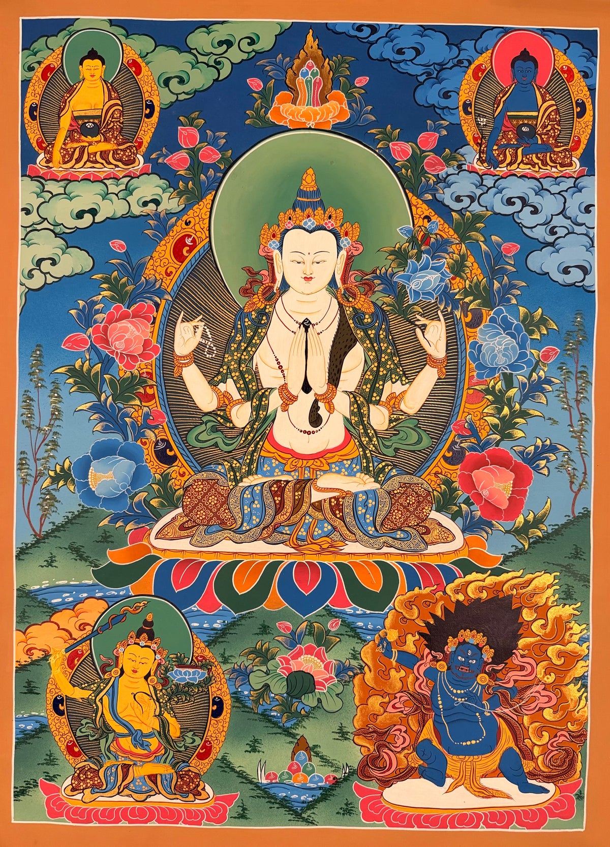 Changresi Avalokiteshvara Thangka