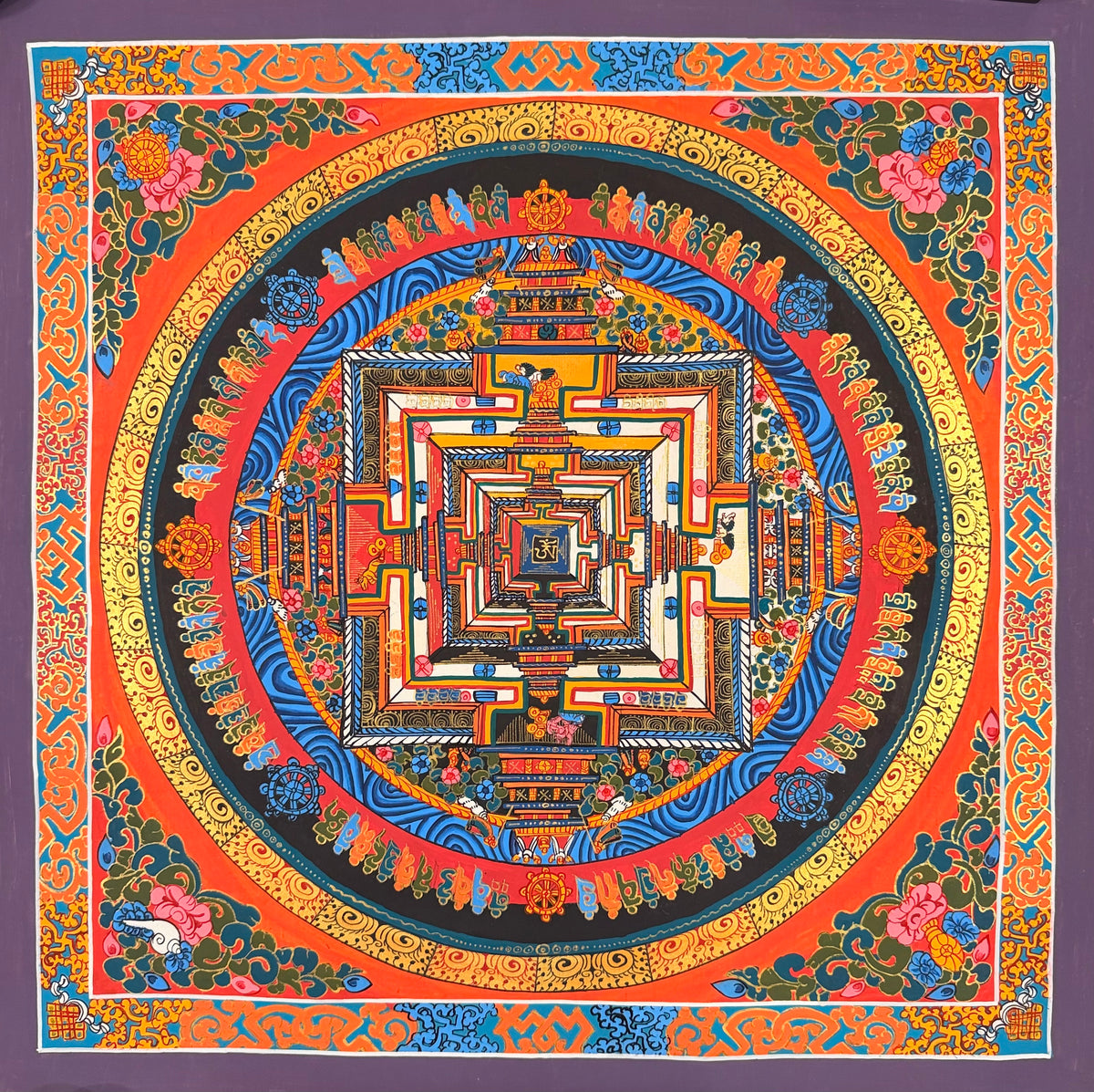 Kalachakra Mandala Thangka