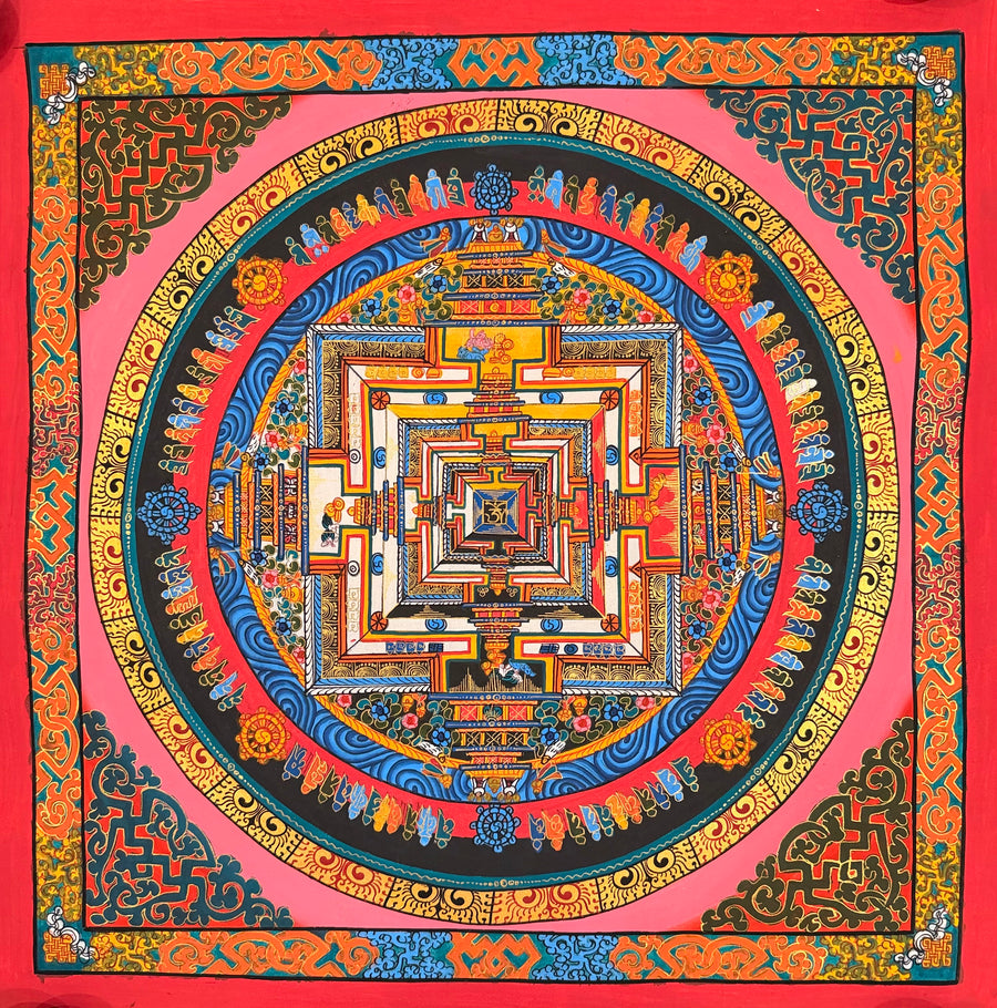 Kalachakra Mandala Thangka