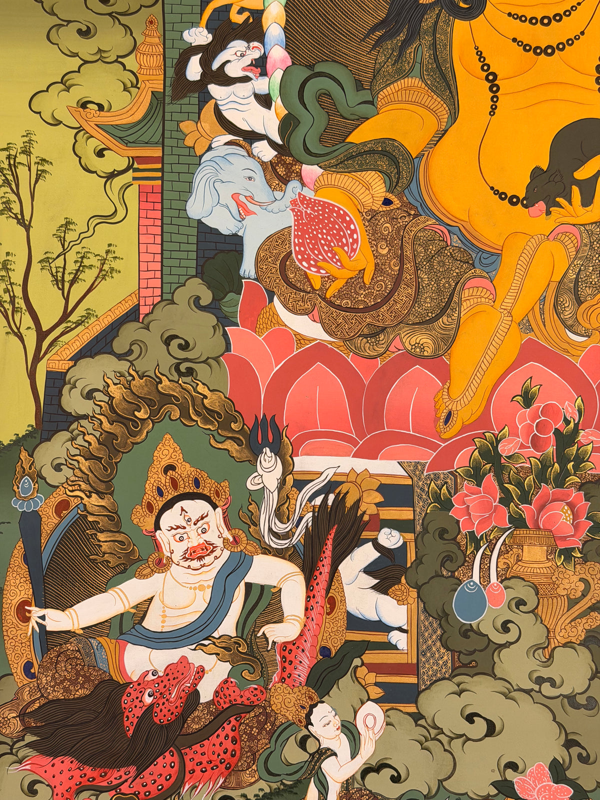 Pancha Jambhala Thangka