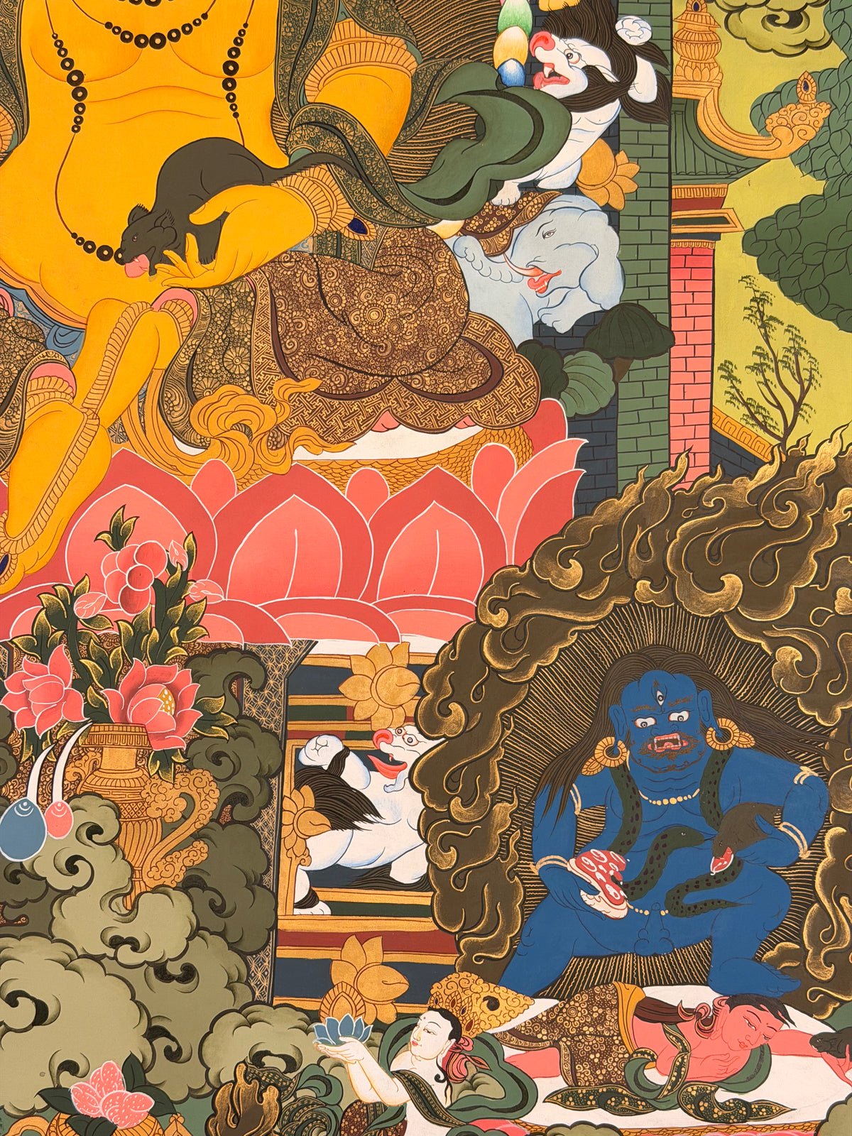Pancha Jambhala Thangka
