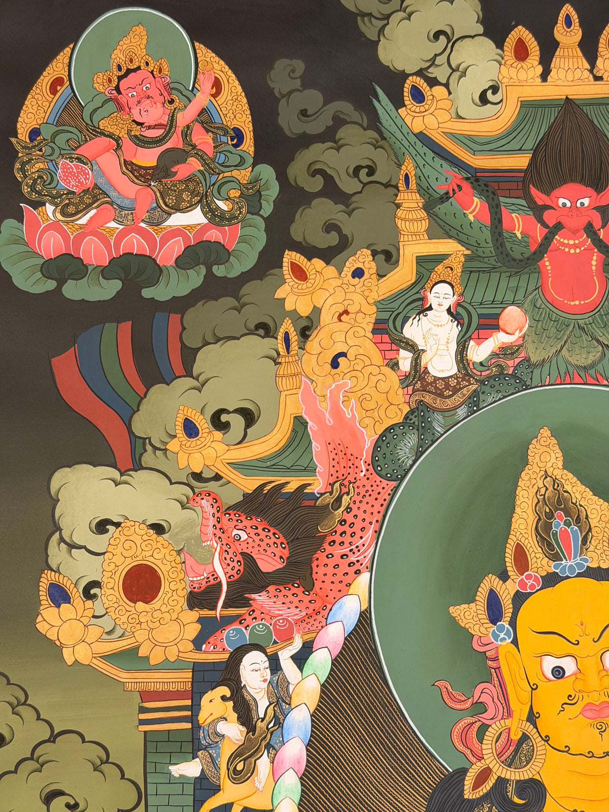 Pancha Jambhala Thangka