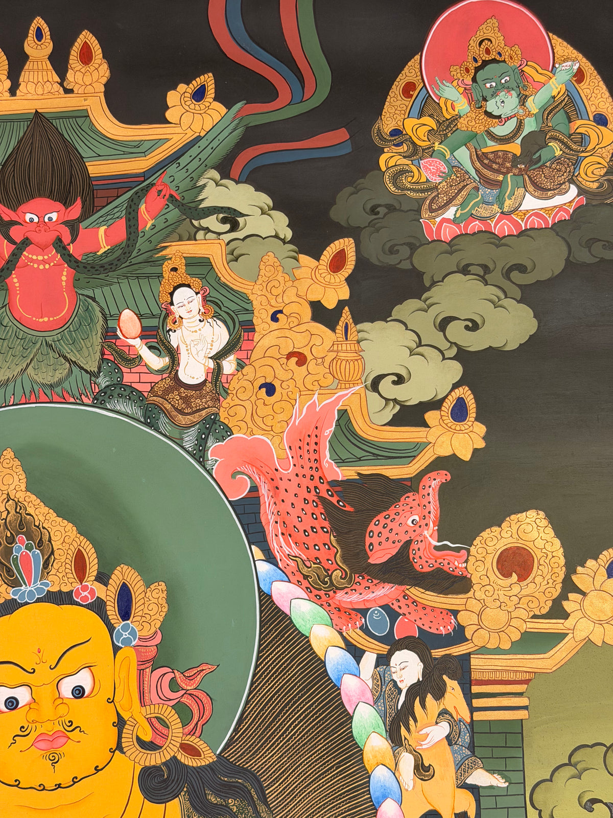 Pancha Jambhala Thangka