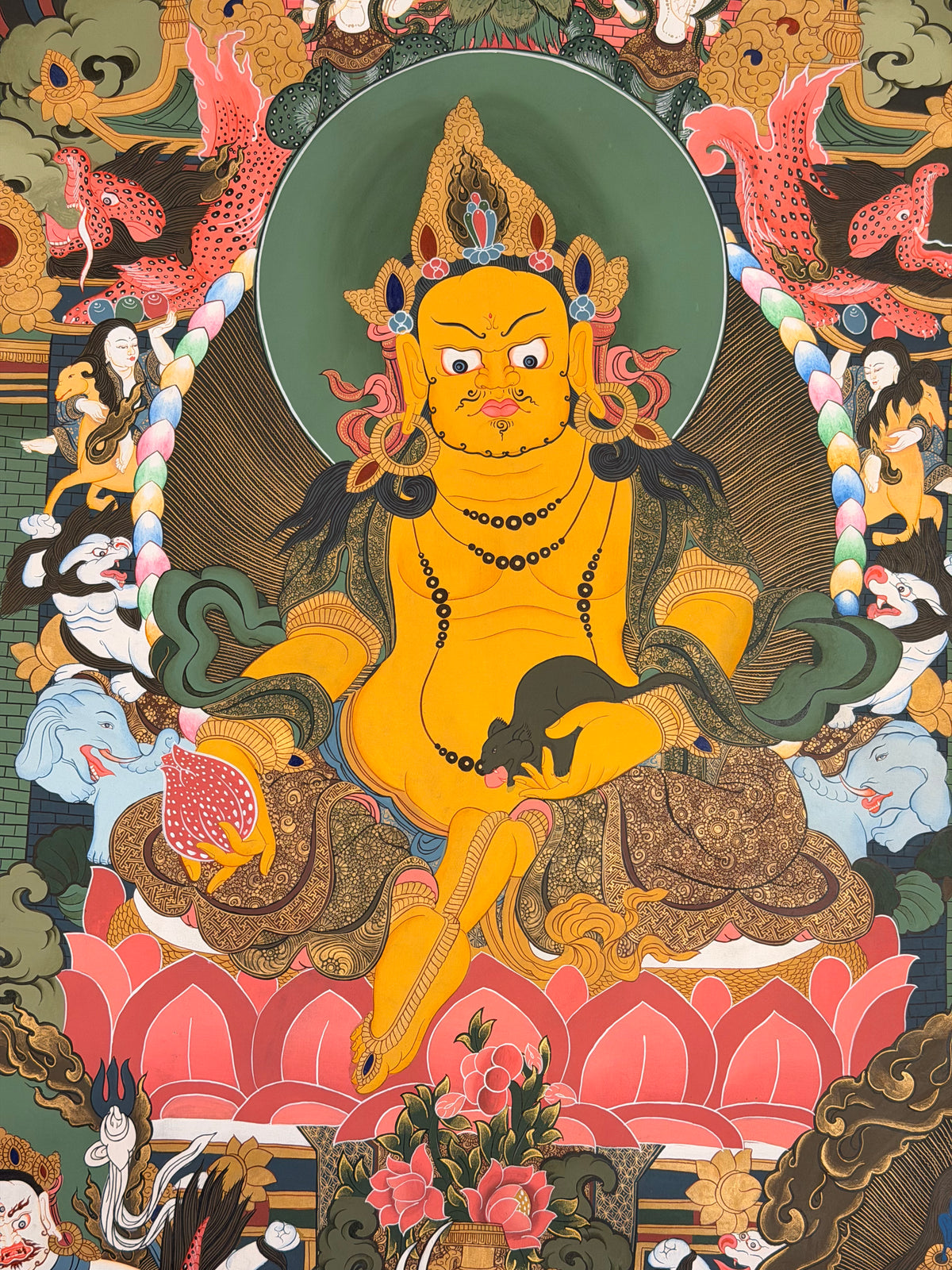 Pancha Jambhala Thangka