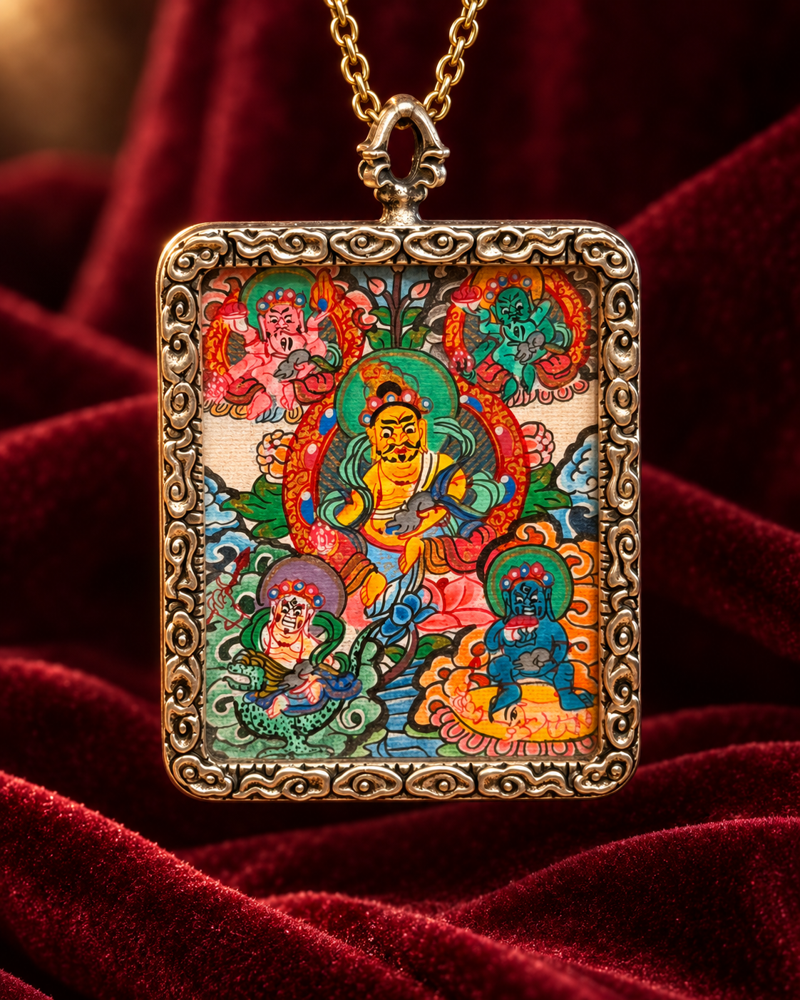 Locket Jambhala Thangka