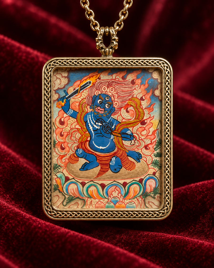 Locket Vajrapani Thangka
