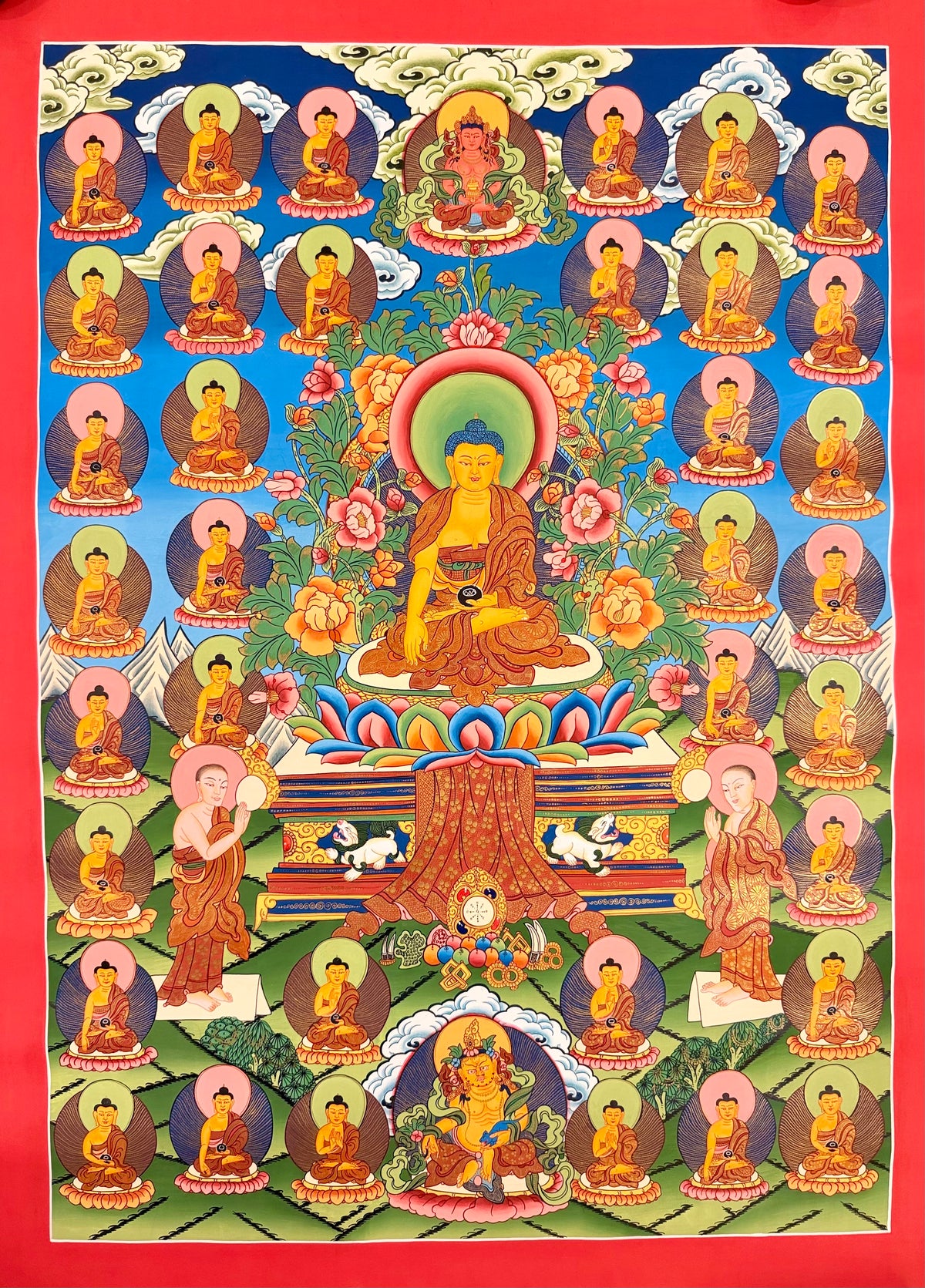 35 Buddhas Thangka