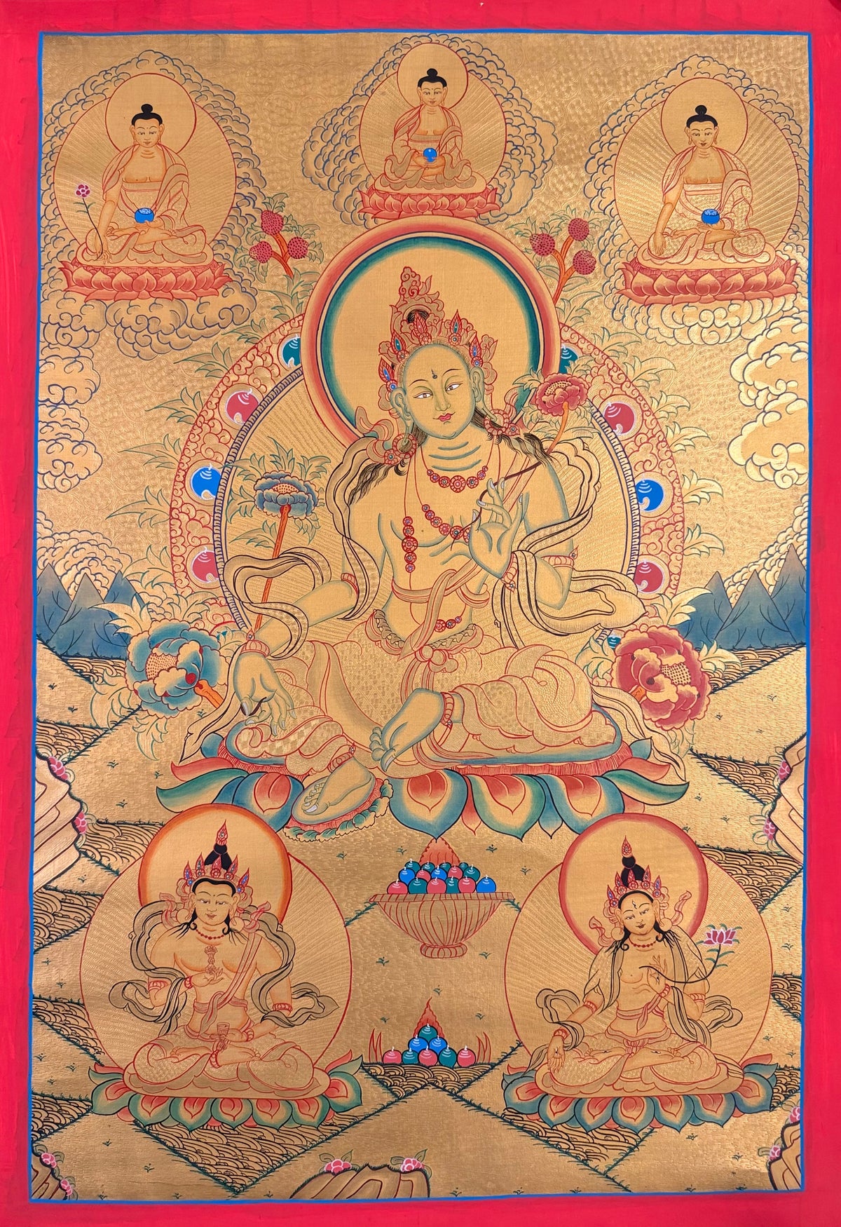 Green Tara Thangka