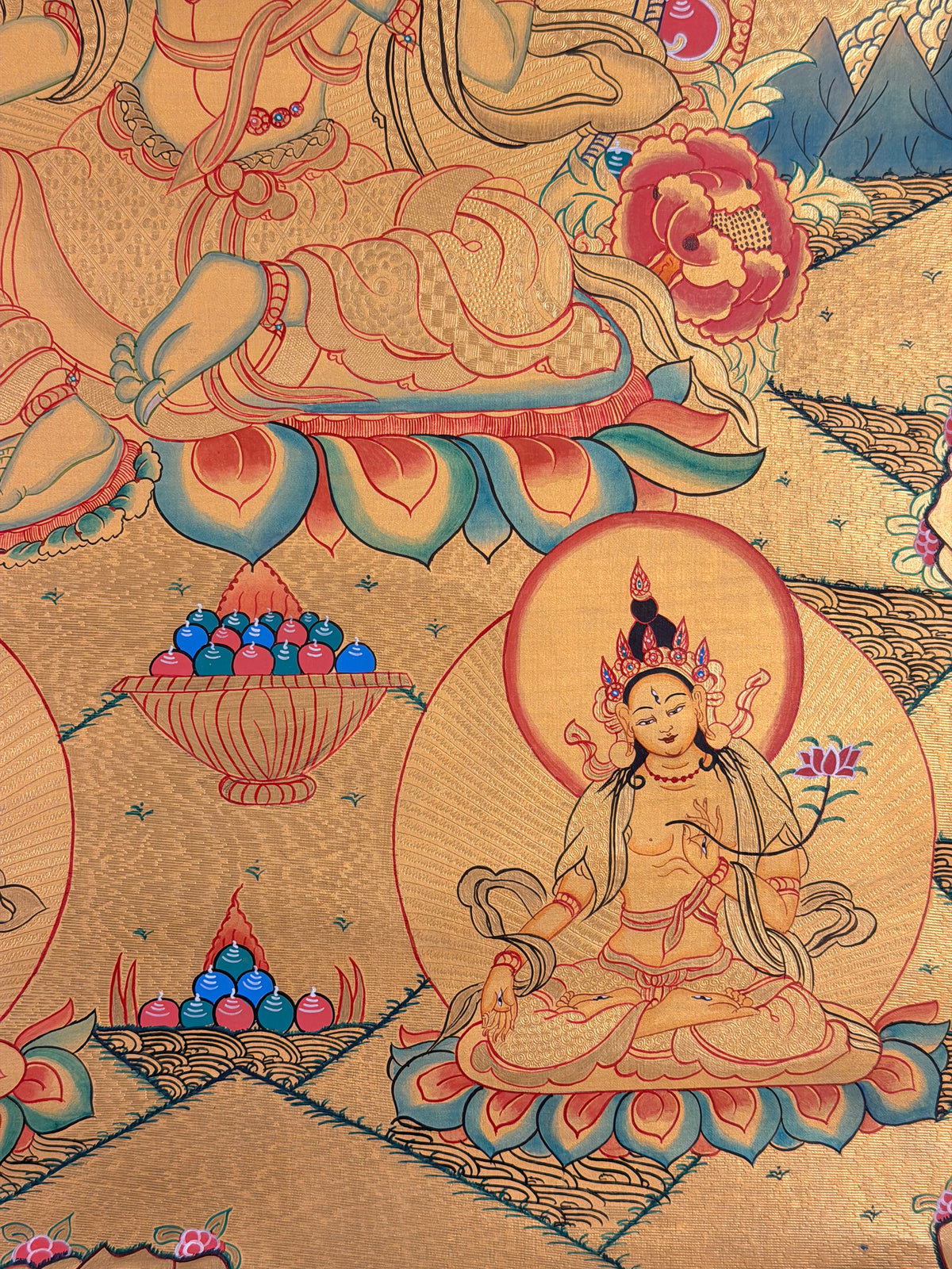 Green Tara Thangka