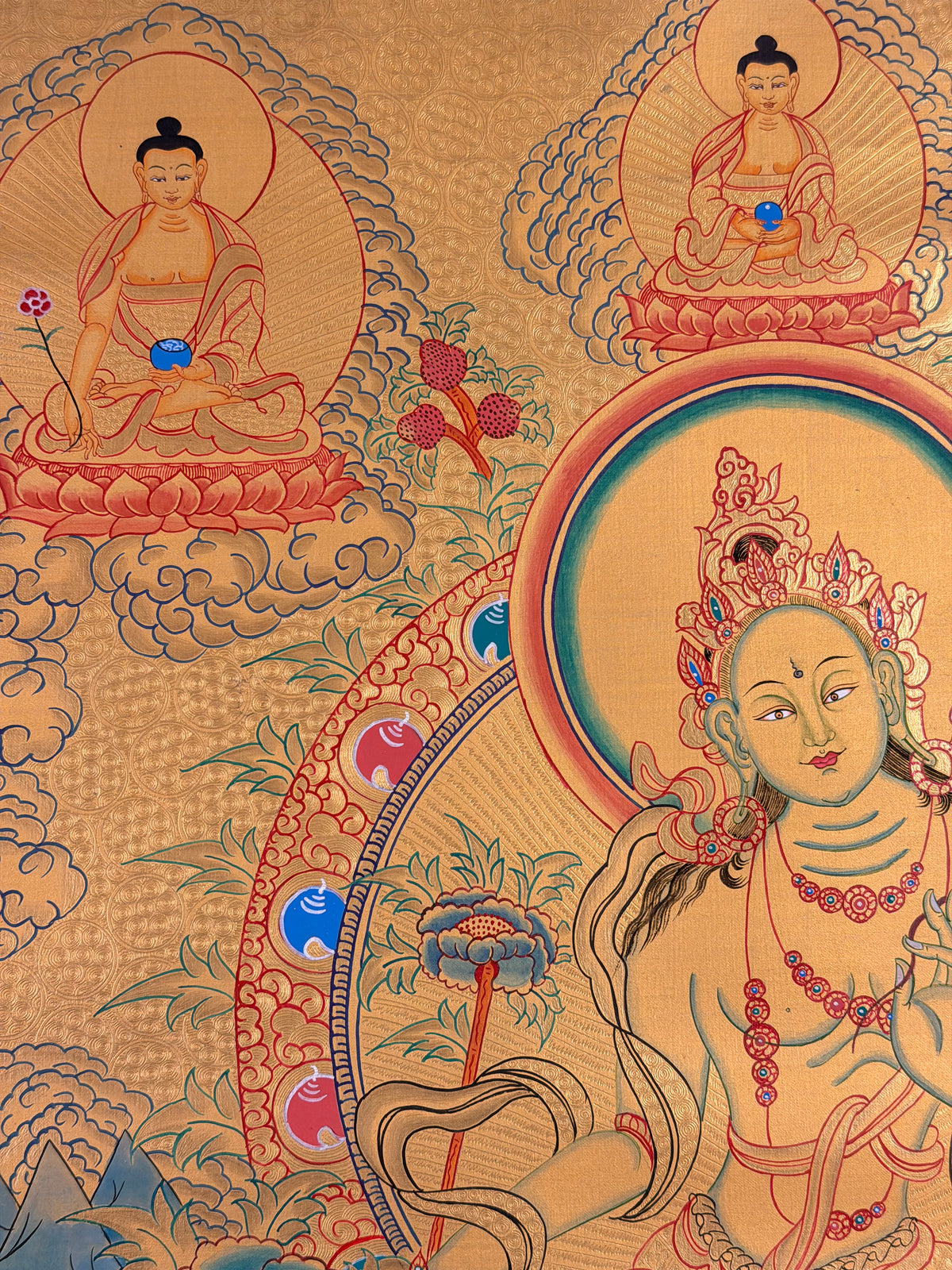 Green Tara Thangka
