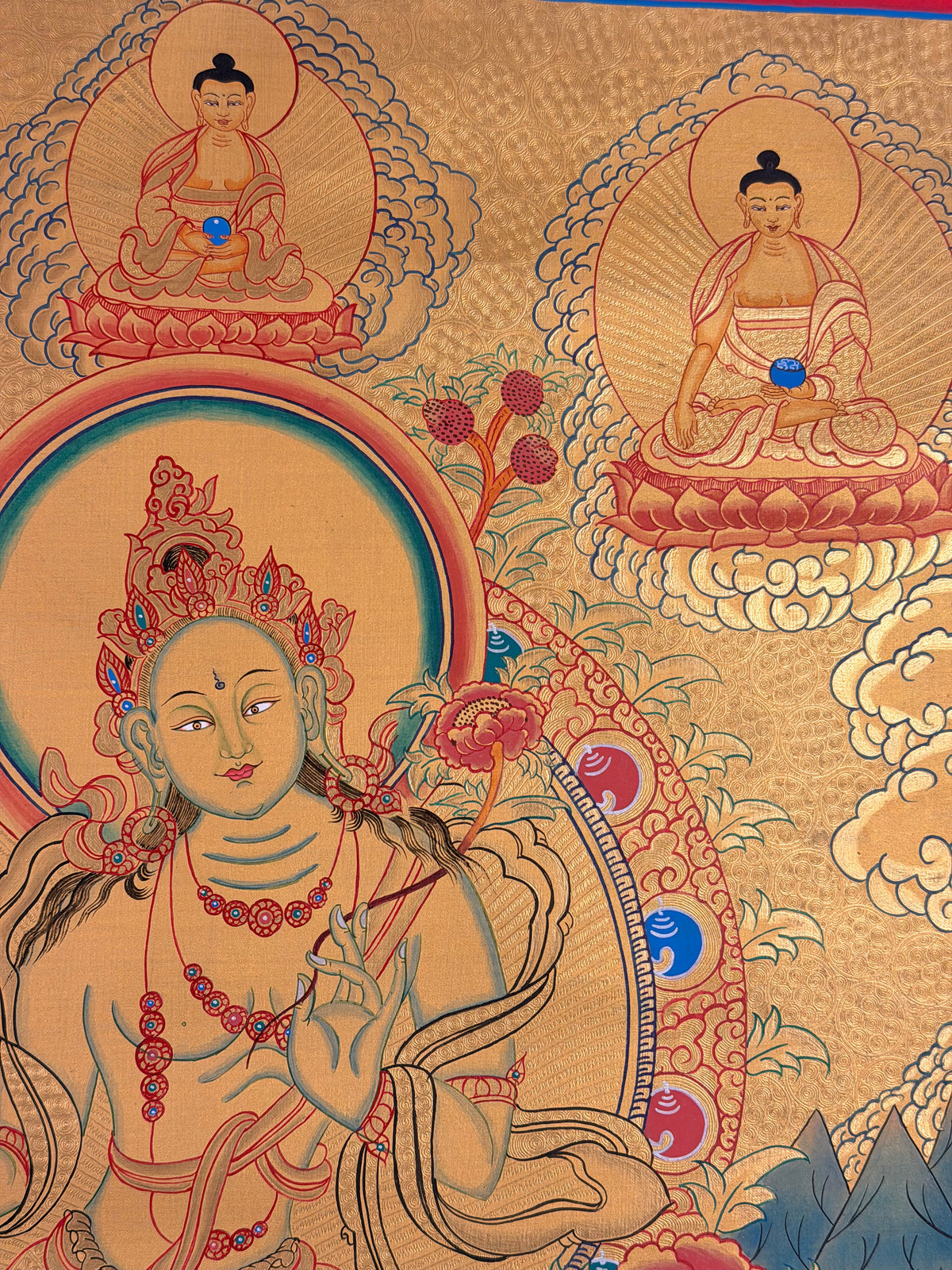 Green Tara Thangka