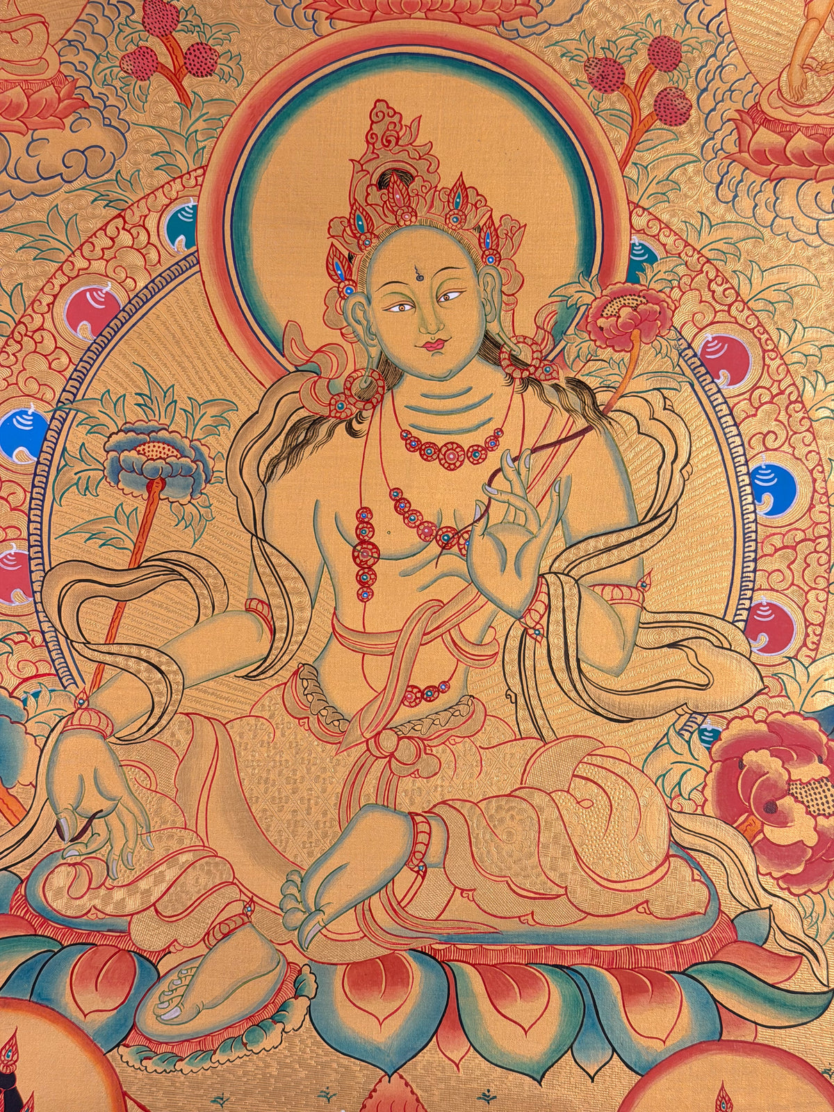 Green Tara Thangka