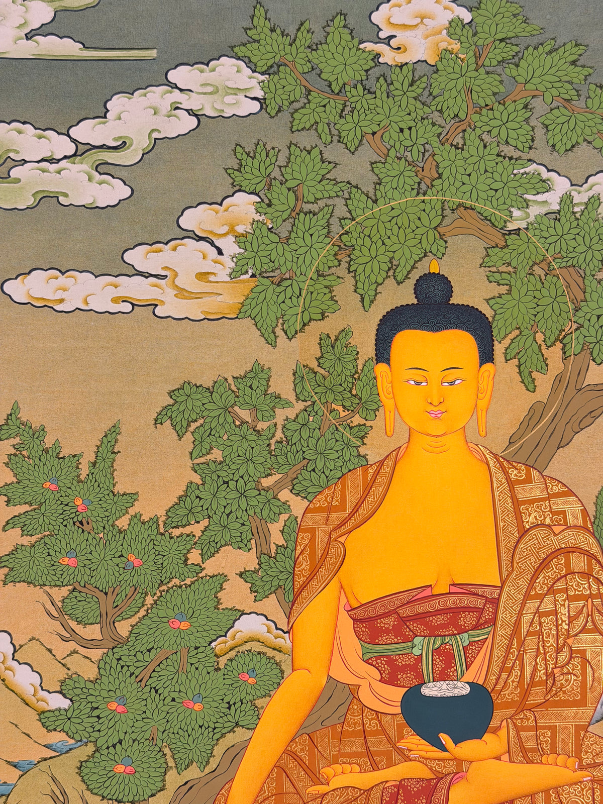 Shakyamuni Buddha Thangka
