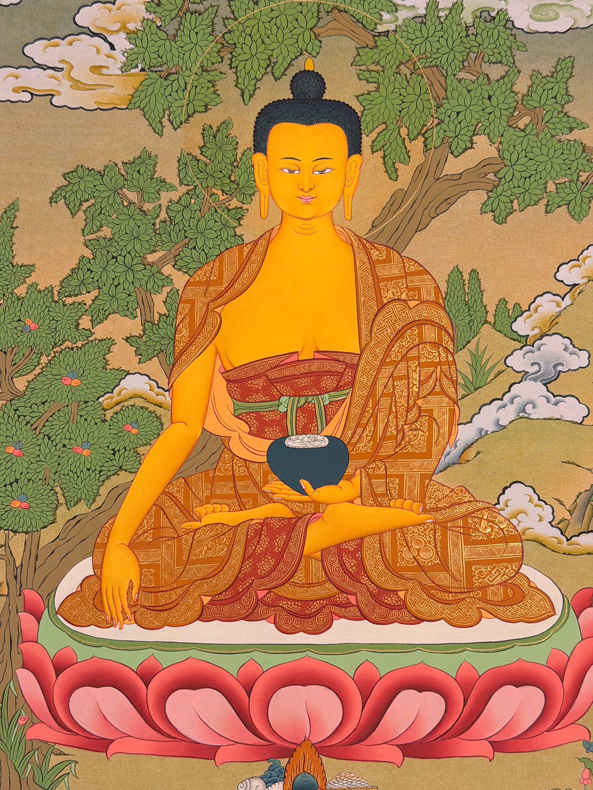 Shakyamuni Buddha Thangka