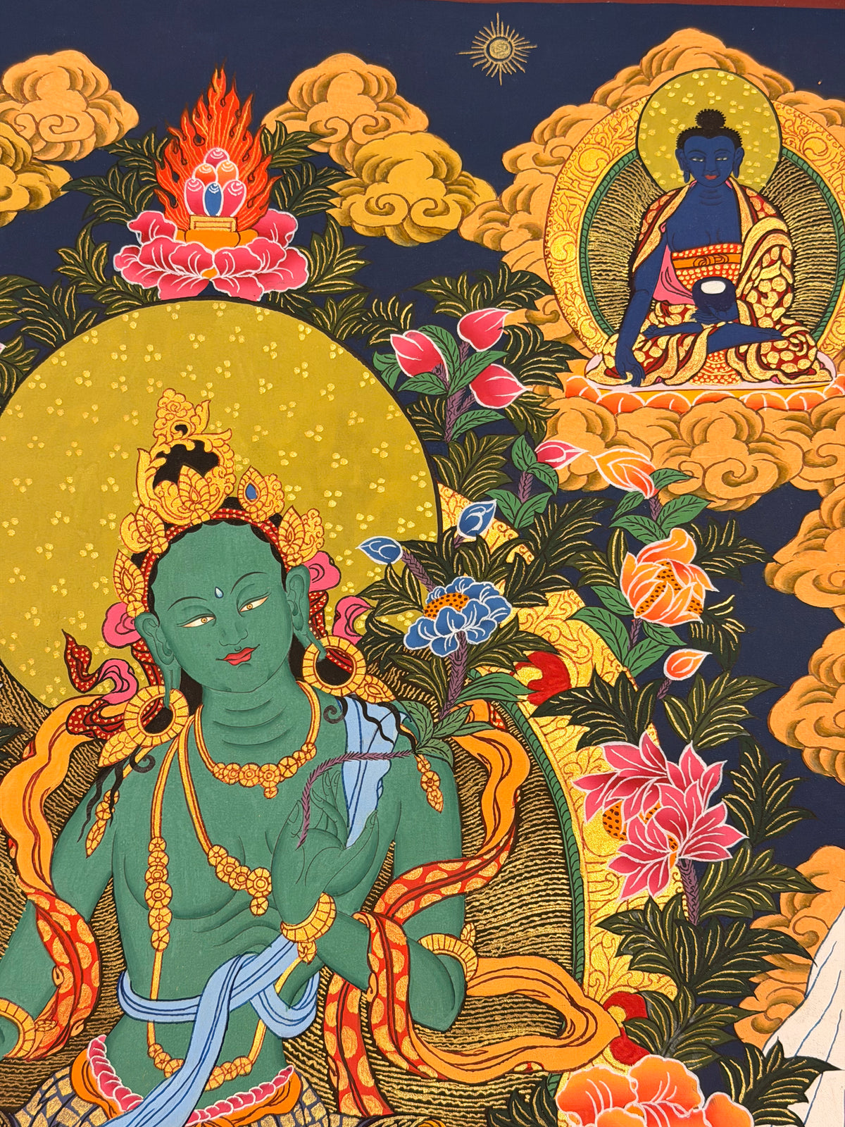 Green Tara Thangka